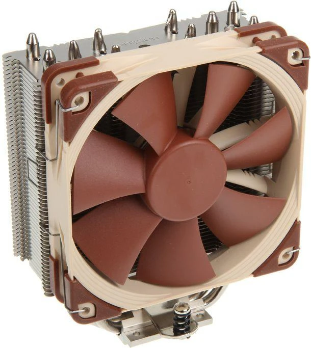 Noctua NH-U12S procesoriaus aušintuvas su rudu ventiliatoriumi