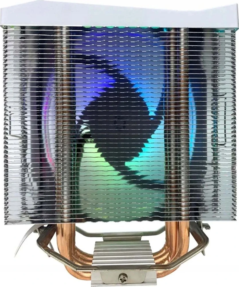 Rampage Octagon C50 CPU aušintuvas LGA 1700/AM5 1800RPM 120mm ARGB Balta ventiliatorius