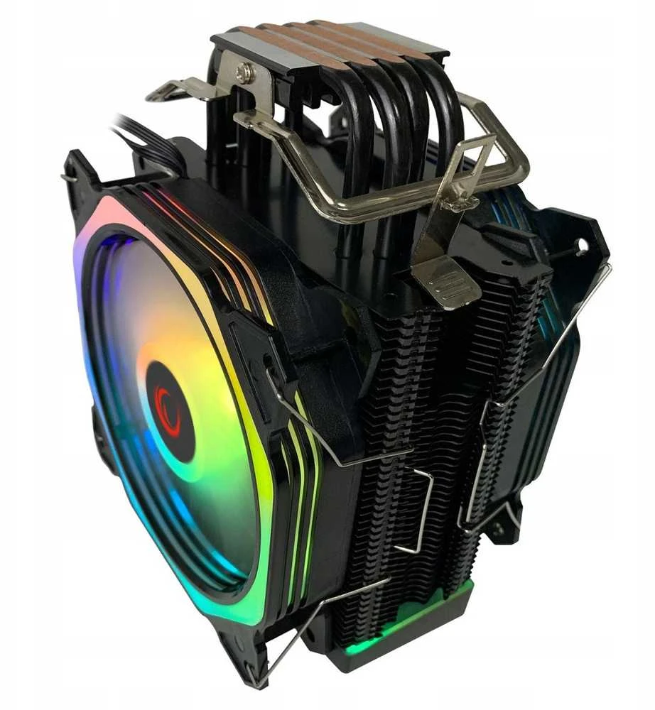 „Rampage Octagon C60“ procesoriaus aušintuvas, LGA 1700/AM5, 1800RPM, 2 ventiliatoriai, 120 mm, ARGB