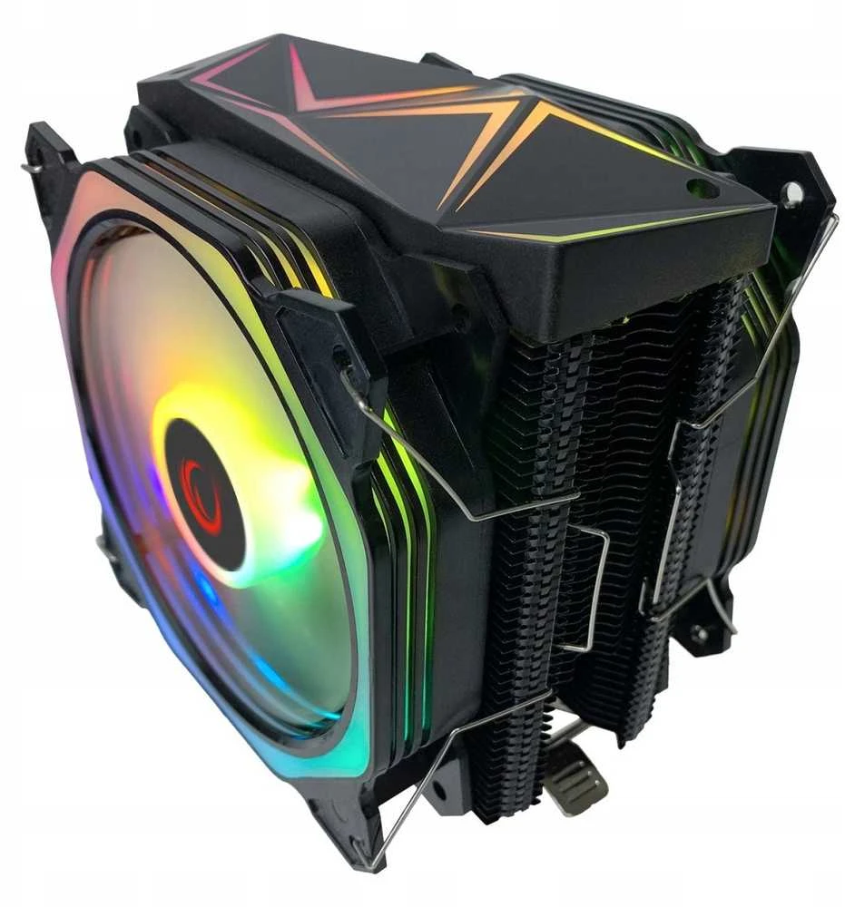 „Rampage Octagon C60“ procesoriaus aušintuvas, LGA 1700/AM5, 1800RPM, 2 ventiliatoriai, 120 mm, ARGB