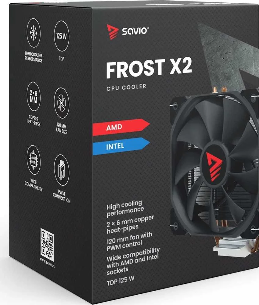 Procesoriaus Aušintuvas - SAVIO FROST X2