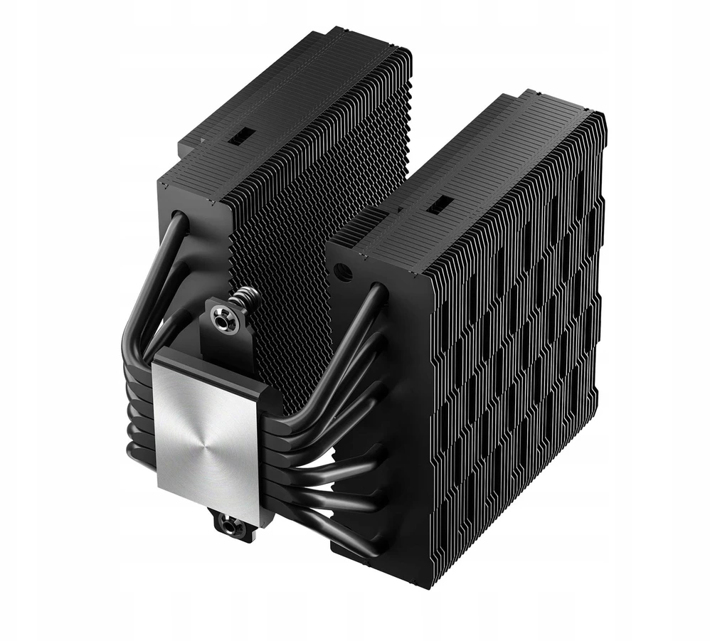 Sudokoo SK620 CPU-Kühler, Dual Tower – 2x 120mm, juodos spalvos