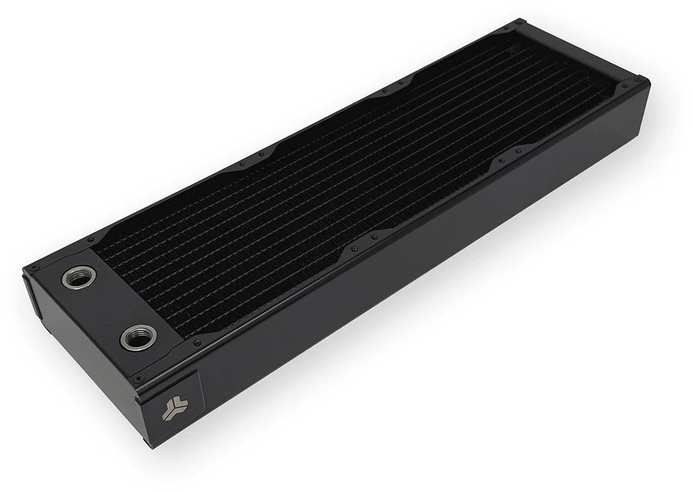 Juodas SC RadPro 360mm radiatorius su sriegiais