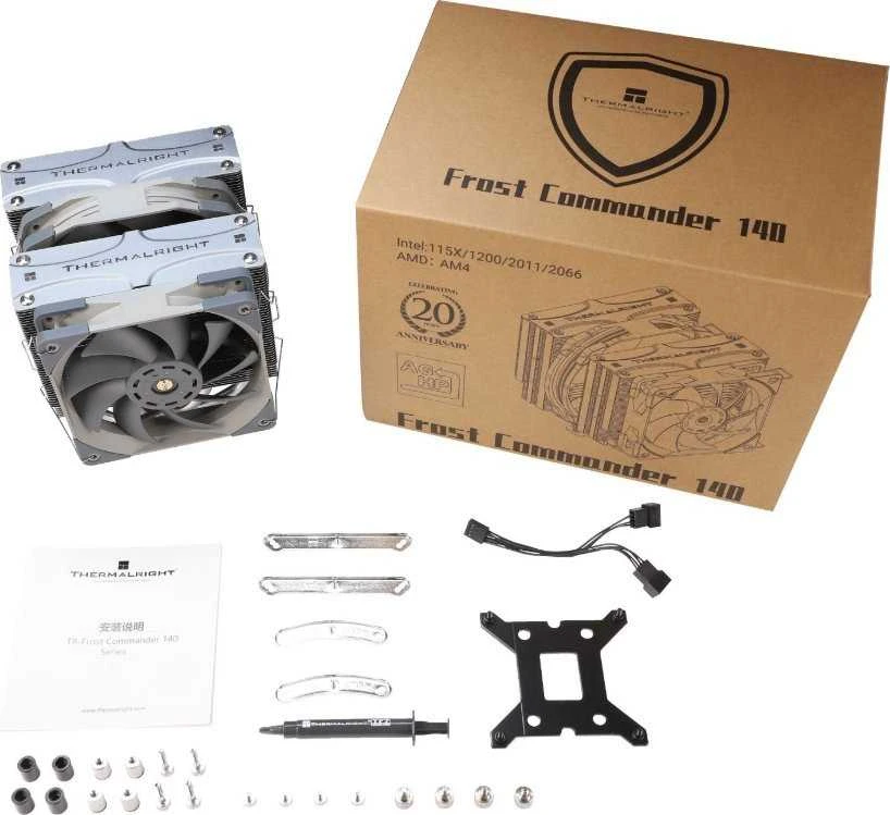 Thermalright Frost Commander 140 su pilnu montavimo komplektu