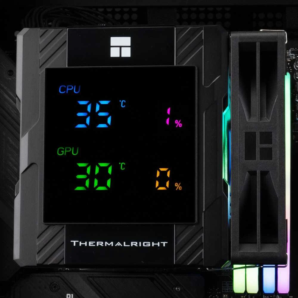Thermalright Peerless Assassin 120 Digital ARGB Juodas (120mm) (Juodas) Procesoriaus Aušintuvas