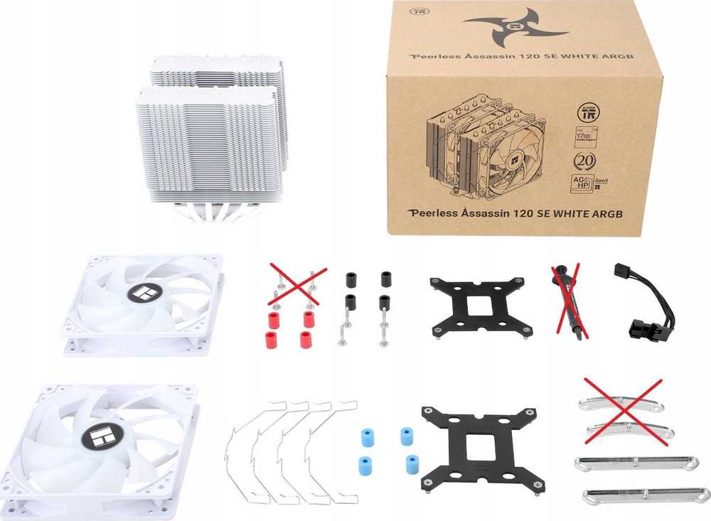 Thermalright Peerless Assassin 120 SE ARGB Baltas