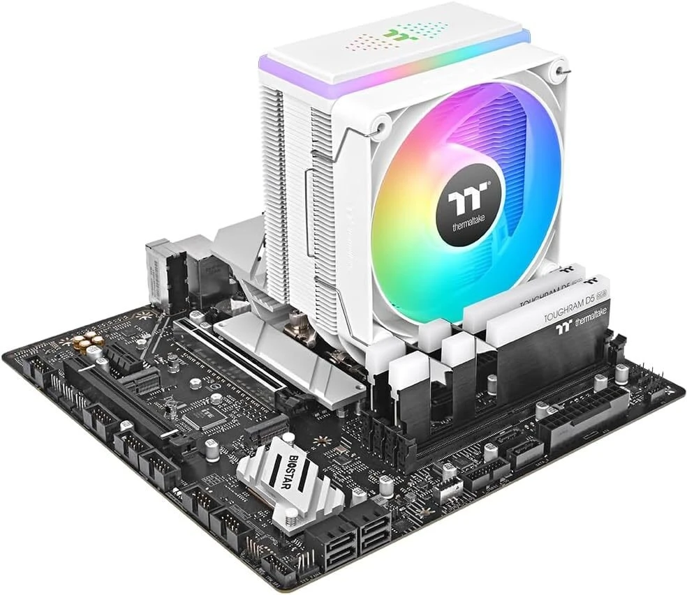 Thermaltake CPU aušintuvas - astria 400 argb lighting (tdp 230w, 120mm) baltas