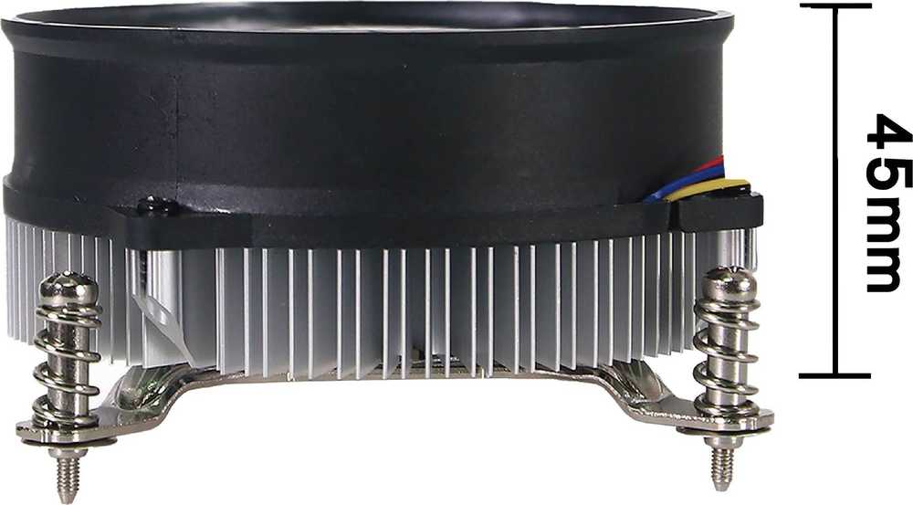 CPU aušintuvas Titan Titan DC-HA21TZ/RPW CPU Cooler for Intel Socket LGA1700, Low Profile Design (95W)
