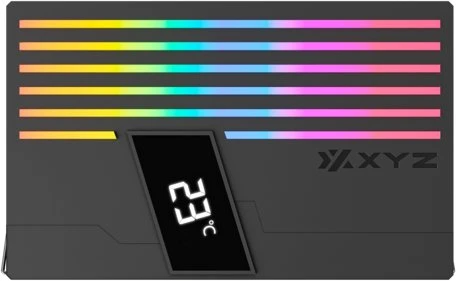 Usorteret CPU aušintuvas XYZ PC GEAR Thermax 6 Pulsar A-RGB juodas