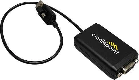 Cradlepoint USB į RS-232 adapteris su varžtais