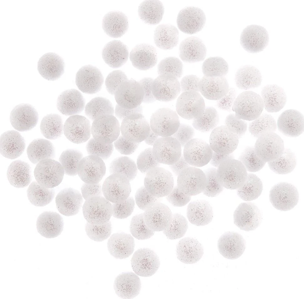 Dallprint Burbuliukai balti 1,5cm 80vnt