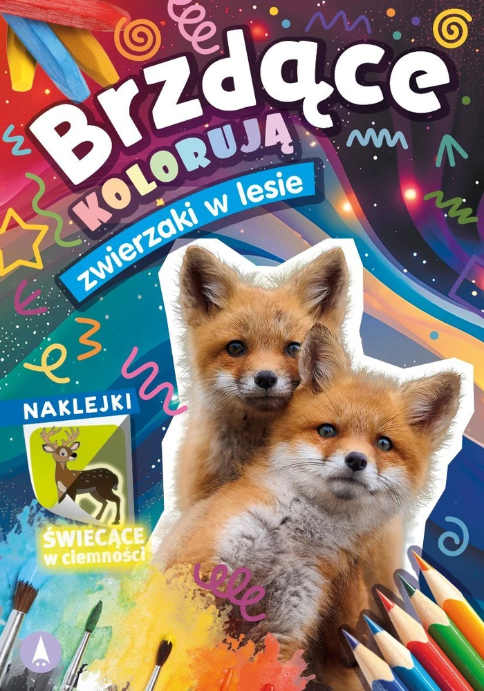 Craft With Fun Leidykla Skrzat Brzdšce spalva Gyvūnai miške, tamsus viršelis.78268