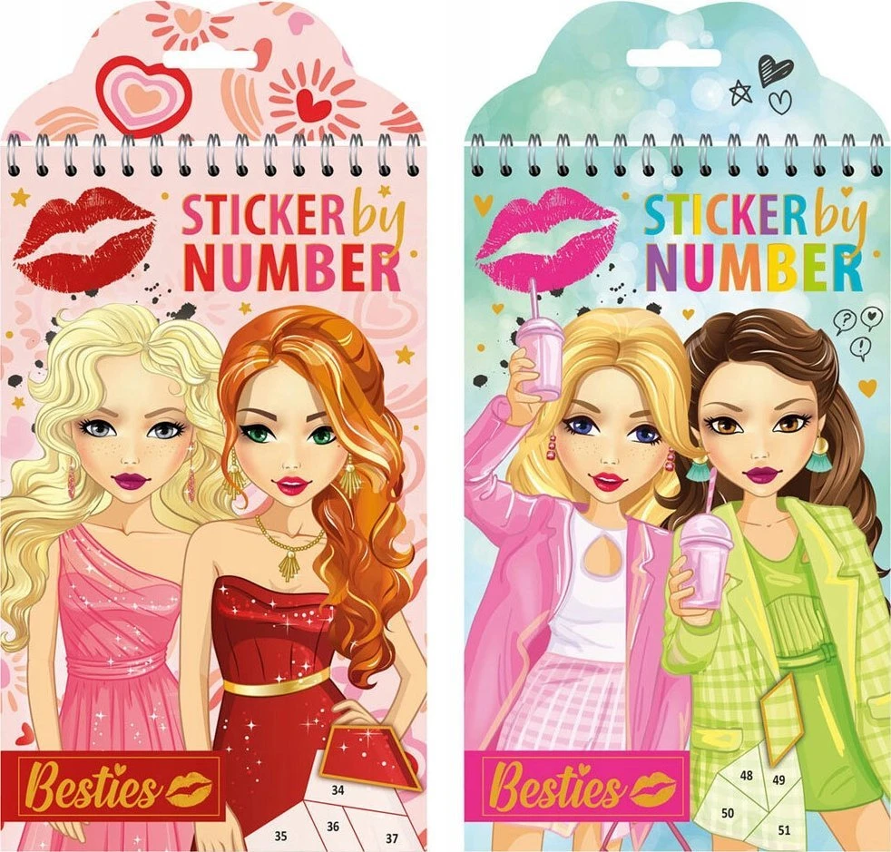 Creative Besties lipdukų tapyba