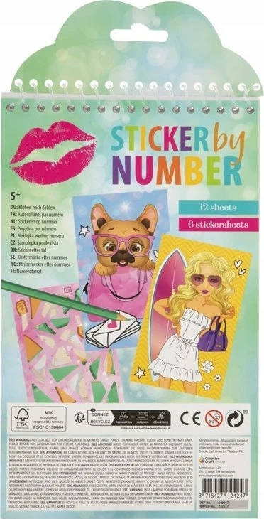 Creative Besties lipdukų tapyba