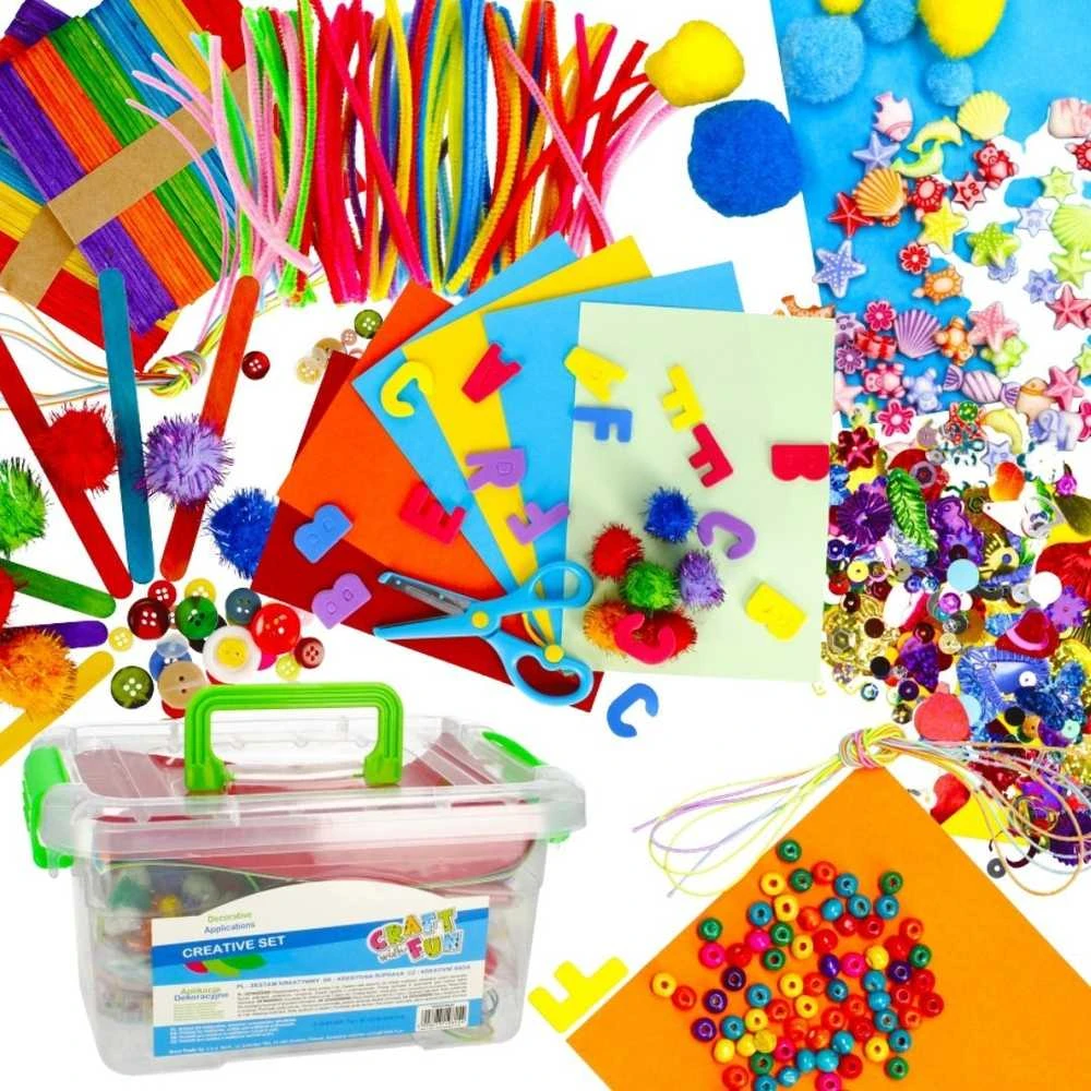 Craft with Fun ZEST KREAT 2000 PCS CF MIX BOX 12