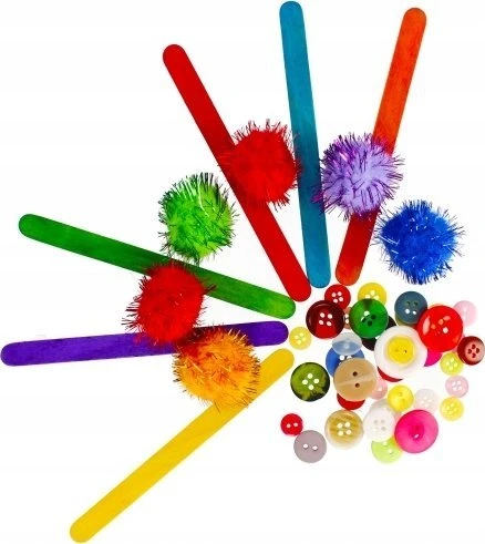 Craft With Fun KŪRYBINIS PLASTIKINIS RINKINYS APYRANKĖMS 2000 vnt