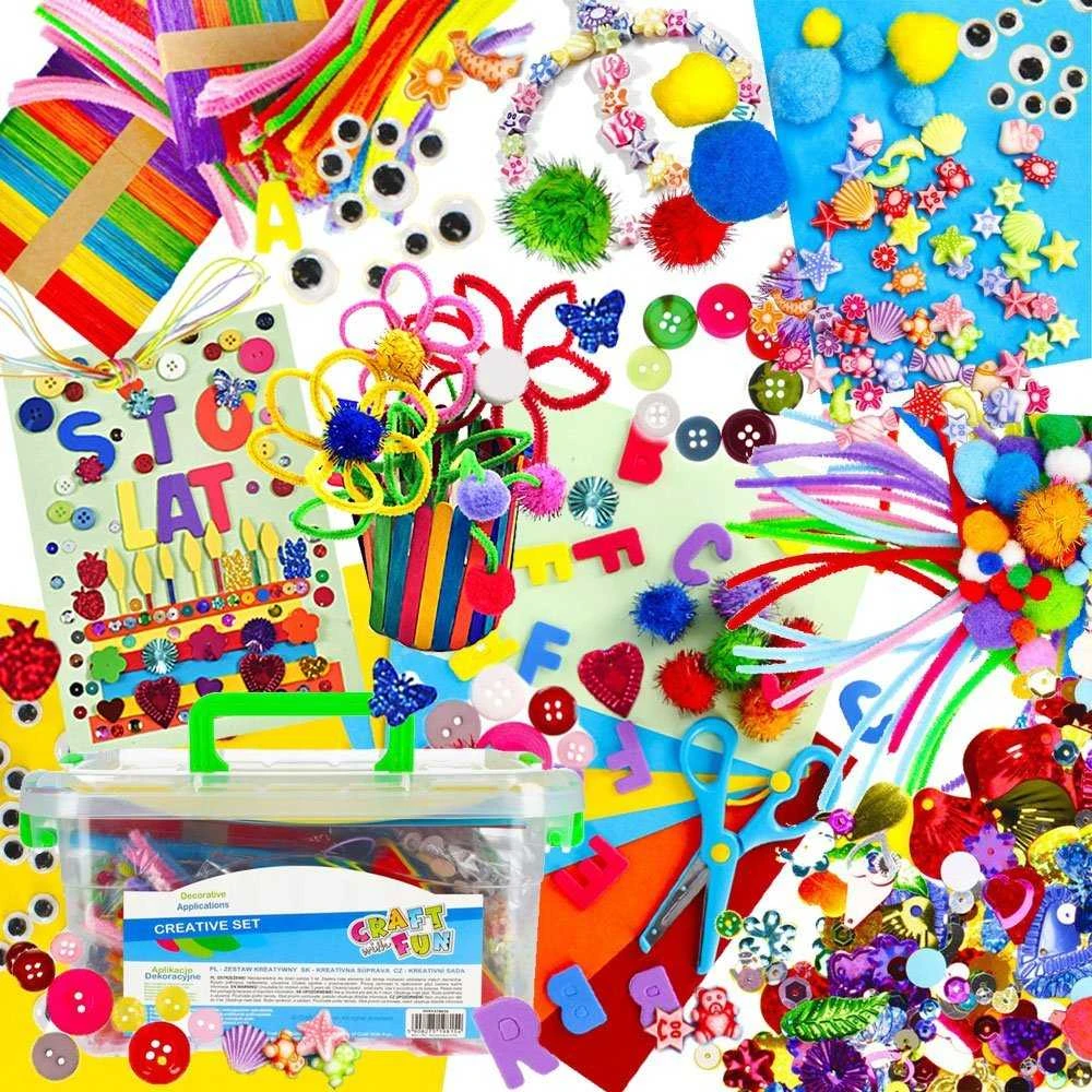 Craft with Fun ZEST KREAT 2000 PCS CF MIX BOX 12