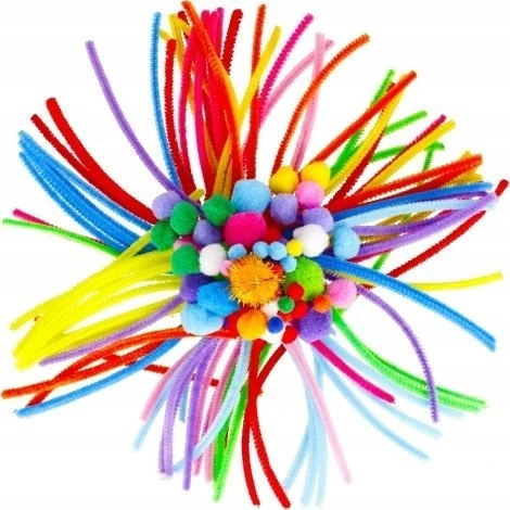 Craft With Fun KŪRYBINIS PLASTIKINIS RINKINYS APYRANKĖMS 2000 vnt