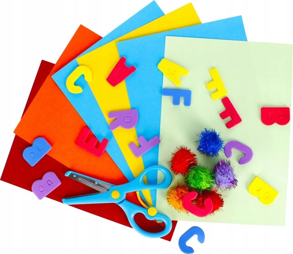 Craft With Fun KŪRYBINIS PLASTIKINIS RINKINYS APYRANKĖMS 2000 vnt