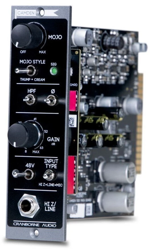 Ausinės Cranborne Audio Camden 500 – mikrofoninis pirminis stiprintuvas, 500 serijos modulis