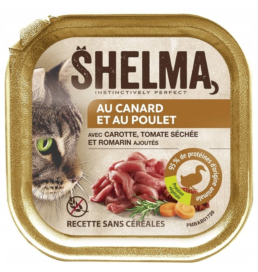 SHELMA antiena and vištiena pate – šlapias kačių maistas – 100g