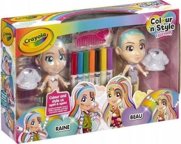 Goliath Crayola, Inc. Crayola Color & Style CRAYOLA vaivorykštės dvyniai