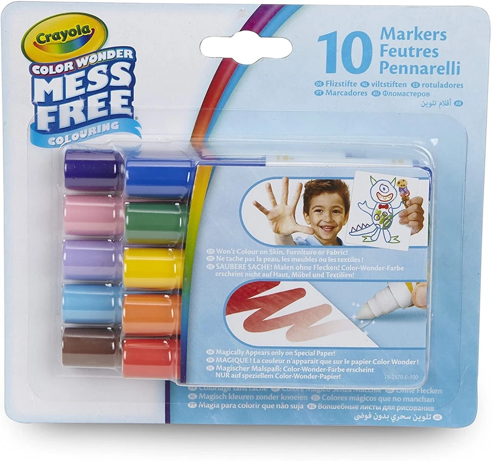 Crayola, Inc. Crayola Color Wonder Classic Mini žymekliai 10 vnt.