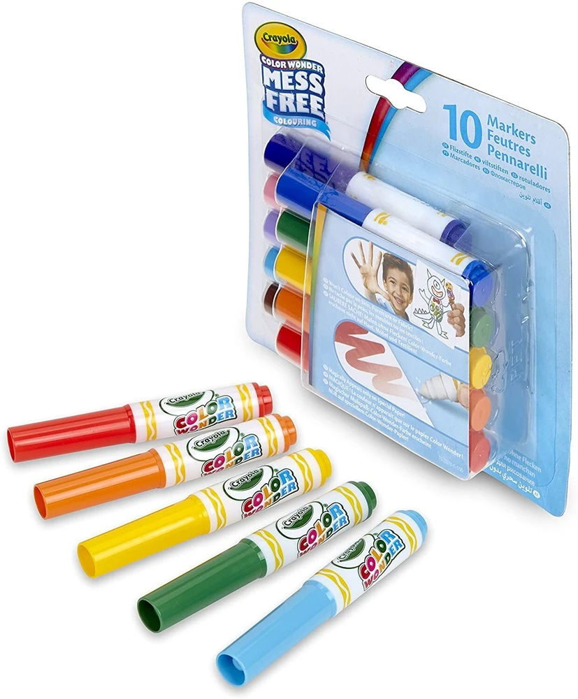 Crayola, Inc. Crayola Color Wonder Classic Mini žymekliai 10 vnt.