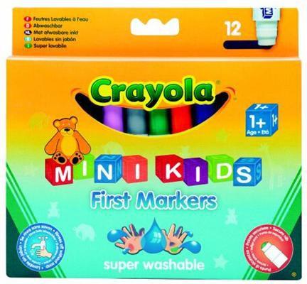 Crayola, Inc. Crayola Mini Kids plaunami žymekliai, 12 vnt.