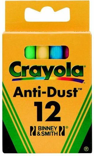 Crayola, Inc. Crayola 12 coloured chalk Daugybė 12 vnt