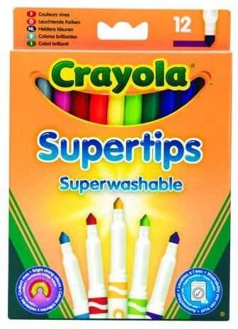 Crayola, Inc. 12 SUPER PATARIMAI PLAUNAMAS MARKER