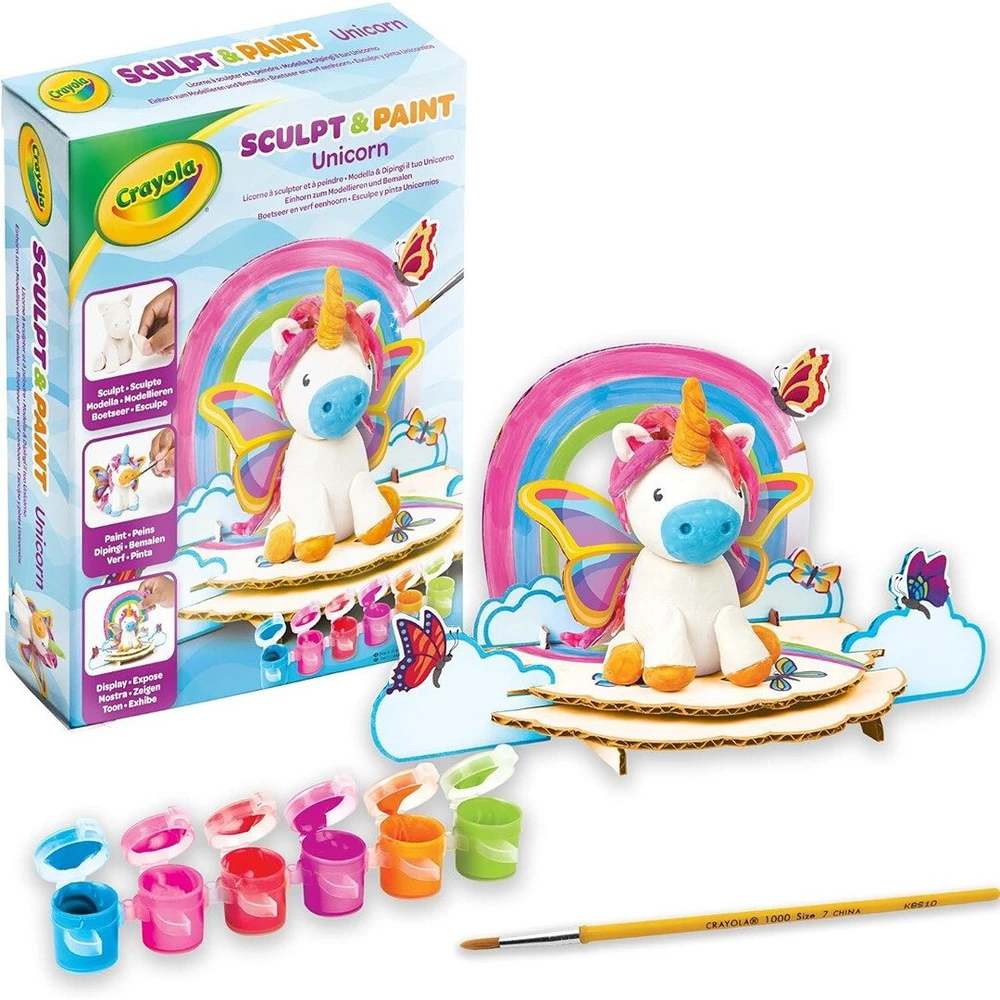 Crayola, Inc. KŪRYB RINK CRAYOLA SCULPT&PAINTUNICORN