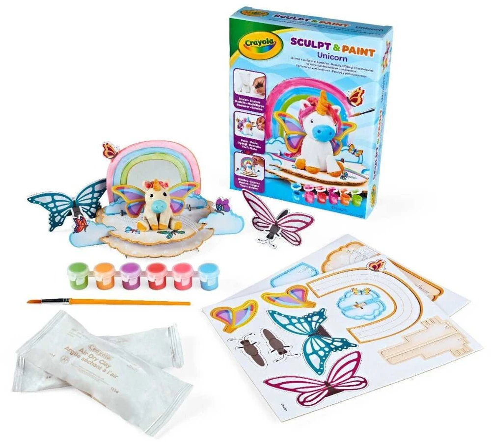 Crayola, Inc. KŪRYB RINK CRAYOLA SCULPT&PAINTUNICORN