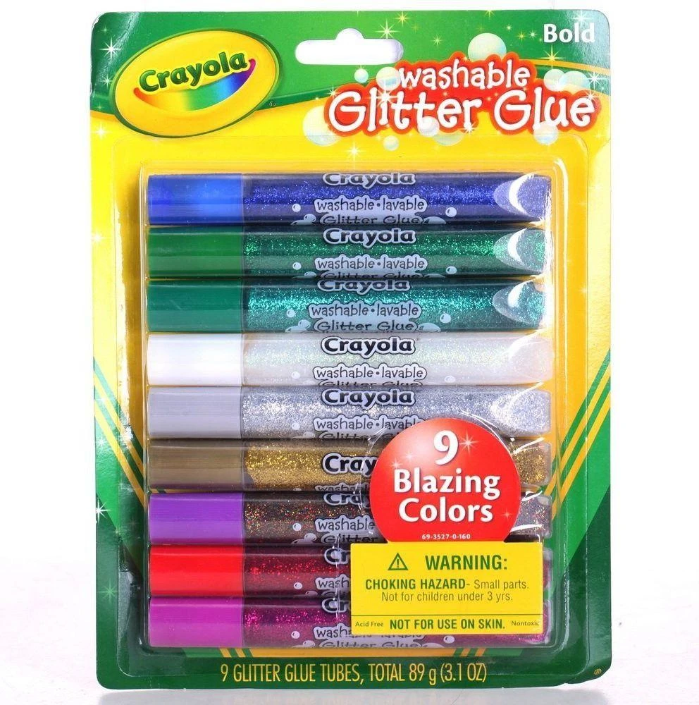 Crayola, Inc. Crayola Blizgantys klijai (9 vnt.)
