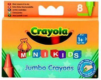 Crayola, Inc. CRAYOLA MINIKIDS Didelės kreidelės, 8 vnt.
