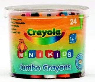 Crayola, Inc. Crayola Mini Kids - 24 dideli pieštukai, 24 vnt.