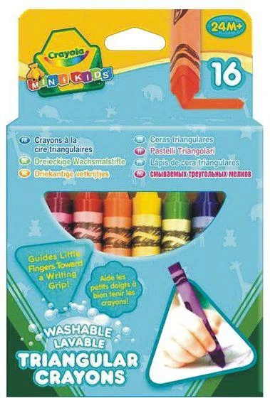 Crayola, Inc. Crayola Trikampės kreidelės (16 vnt.)