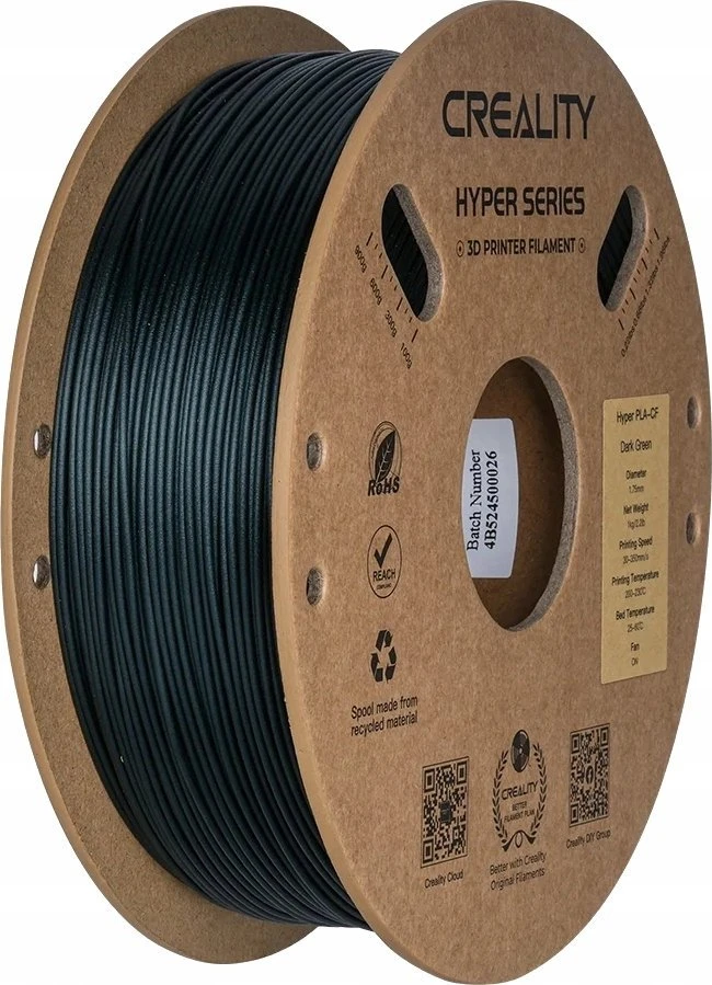 Hyper PLA-CF Creality Filament (Dark Žalias)