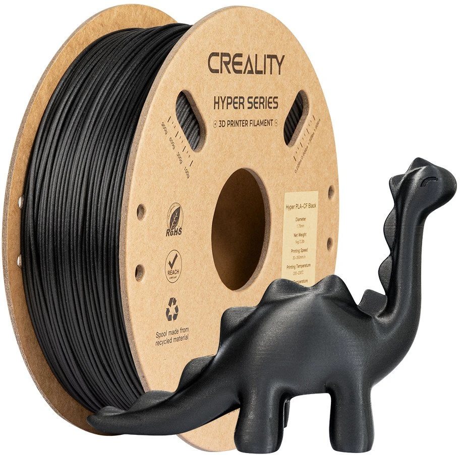 Hyper PLA-CF Creality Filament (Juodas)