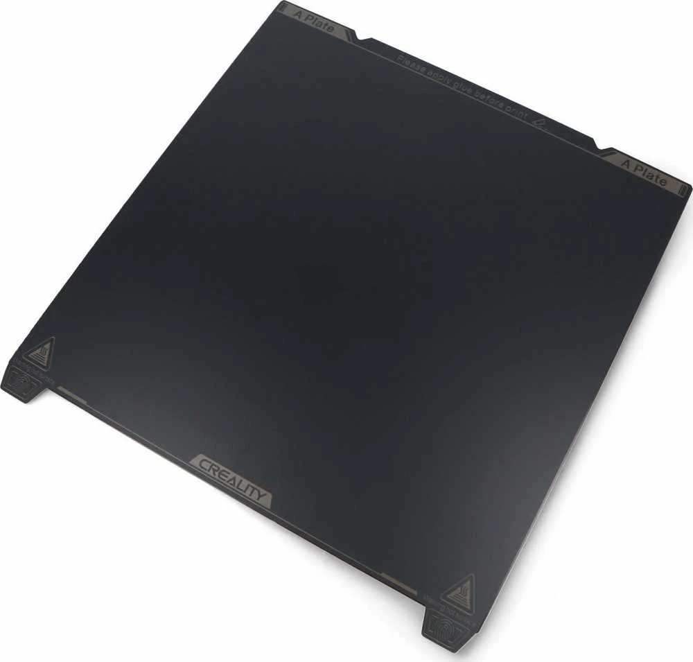 Dvipusis blizgus PEO + matinis PEI darbo stalo perdanga Creality K1 Max - be magnetinio lipduko