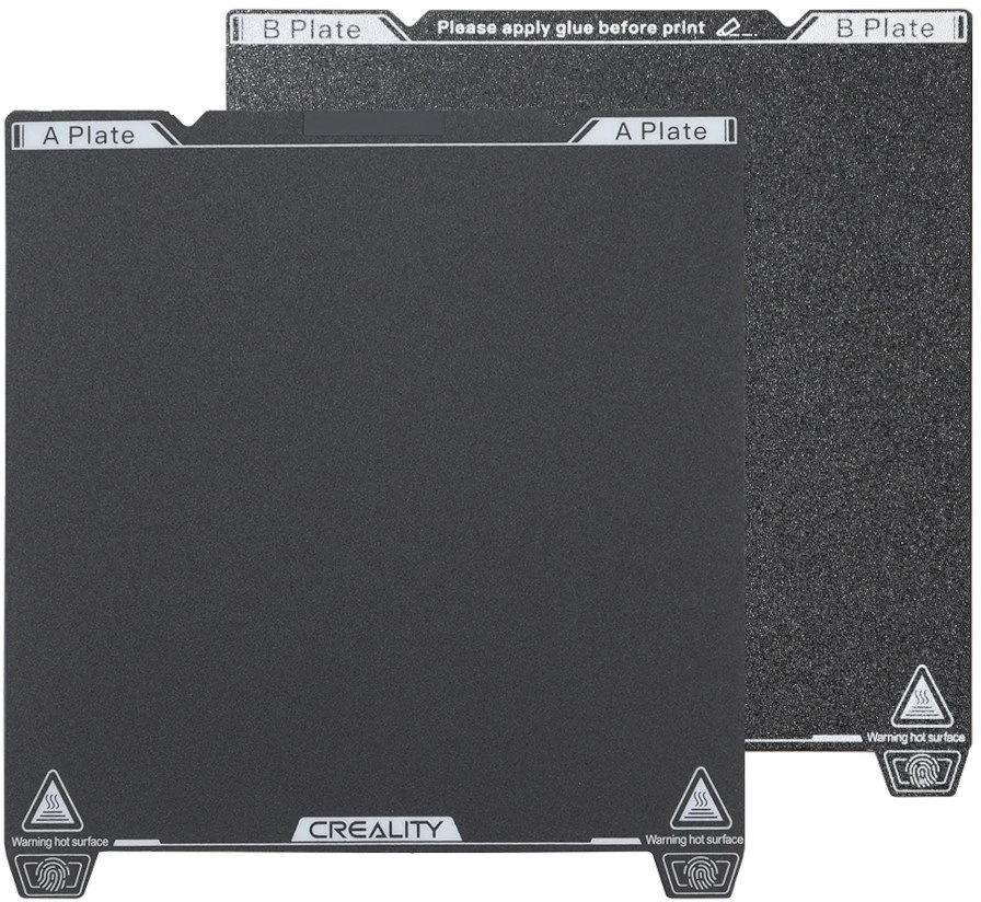 Creality Dvipusė PEI plokštė darbiniam stalui, skirta 3D spausdintuvams Creality - 235x235mm
