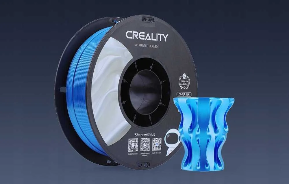 Creality CR-PLA Silk - 1.75mm - 1kg - Mėlynas