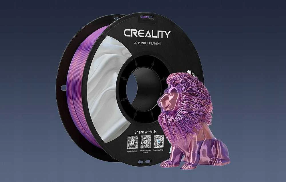 Creality CR-PLA Silk - 1.75mm - 1kg - Rožinis/Violetinis