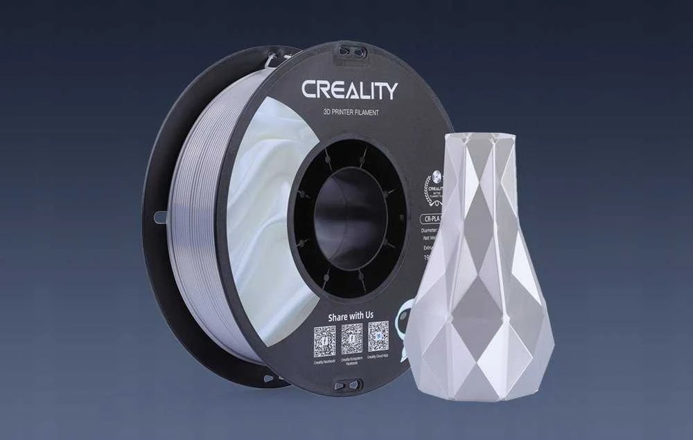 Creality CR-PLA Silk - 1.75mm - 1kg - Sidabrinis