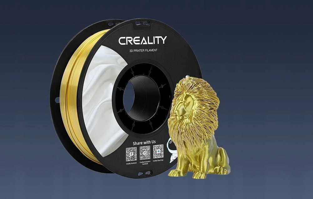 Creality CR-PLA Silk - 1.75mm - 1kg - Auksinė raudona
