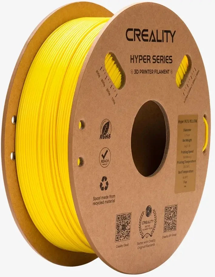 Creality Hyper PETG gijos 1.75 mm 1kg – geltonos
