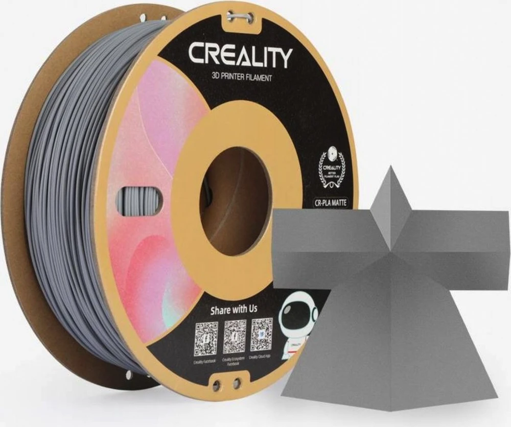 Creality CR-PLA siūlas 1.75 mm 1kg - pilkas
