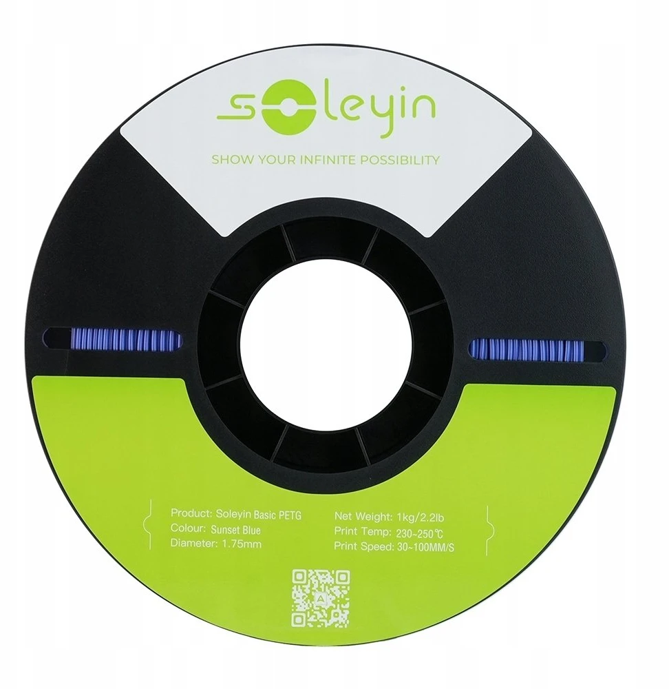 Gija Creality Soleyin Basic PETG 1.75mm 1kg – saulėlydžio mėlyna