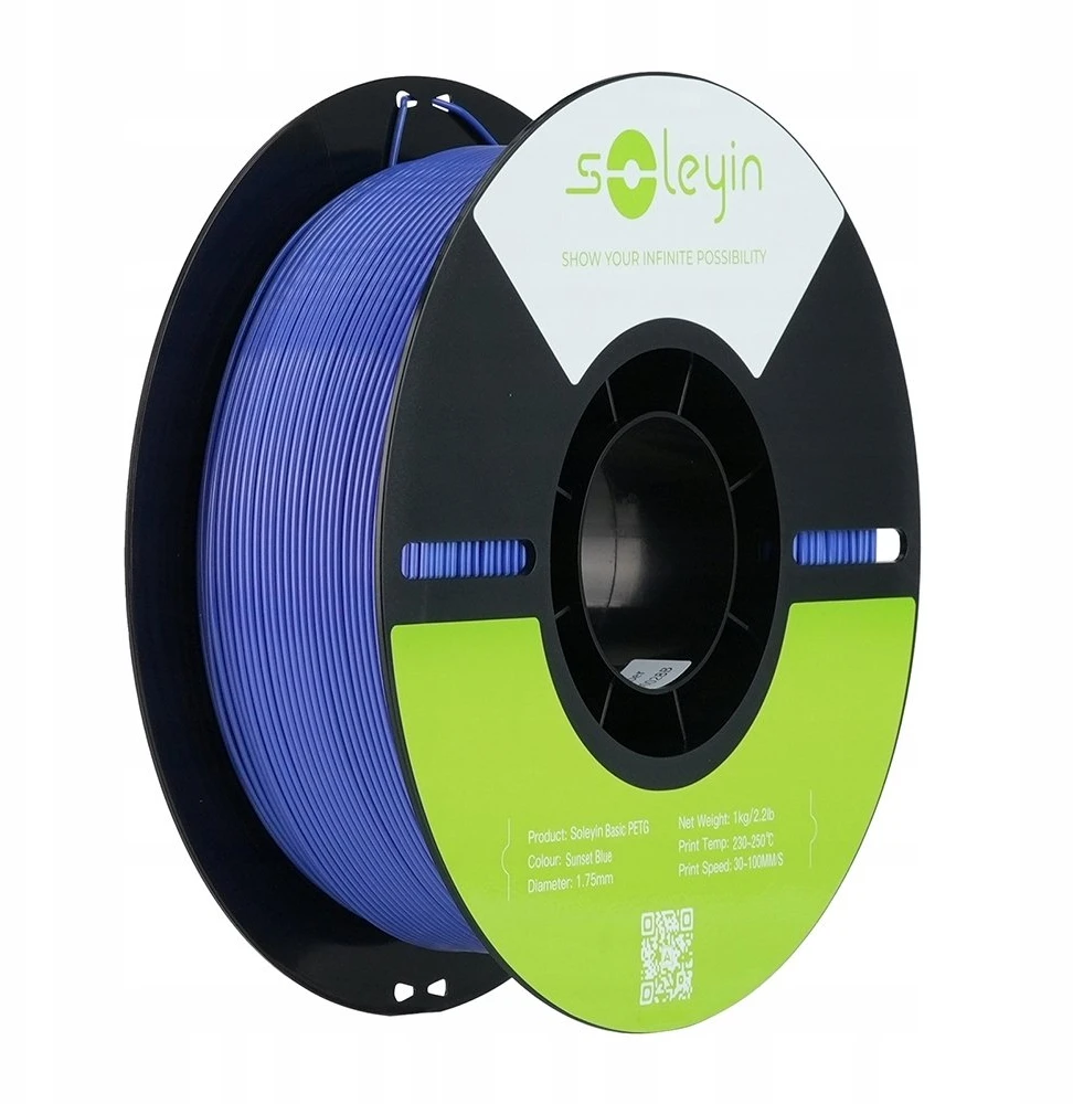 Gija Creality Soleyin Basic PETG 1.75mm 1kg – saulėlydžio mėlyna