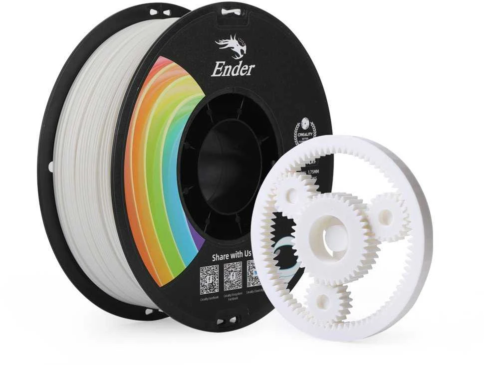 Creality Ender - PLA+ - 1,75mm - 1kg - Baltas